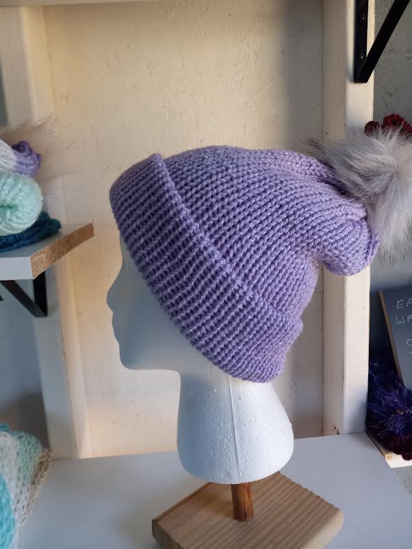 Handmade Knitted Pom Snow Caps