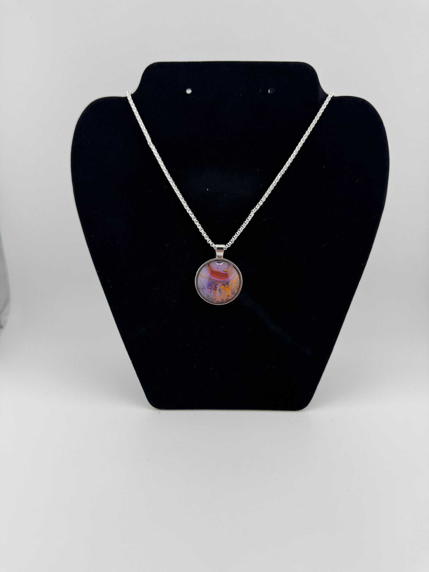Purple/Red/Orange Necklace