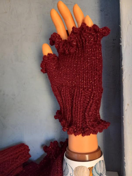Fingerless Knitted Gloves