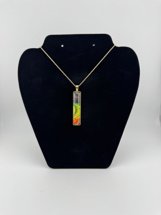 Rainbow Slim Necklace