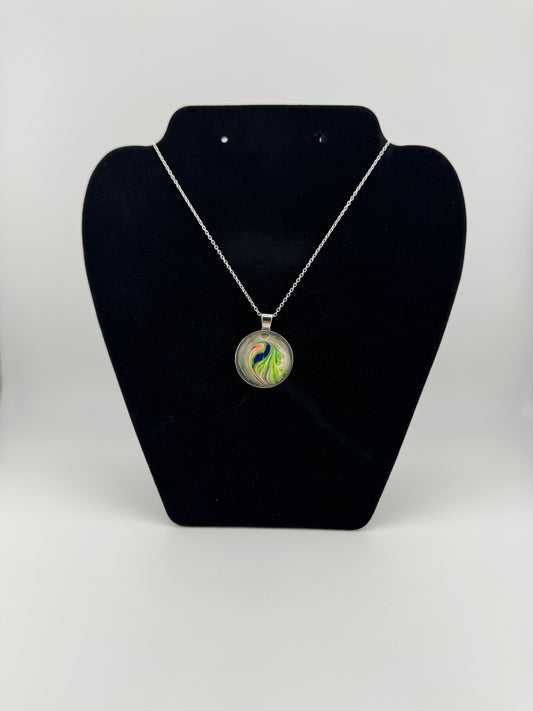 Rainbow Swirl Necklace