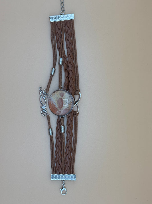 Bronze Love Bracelet