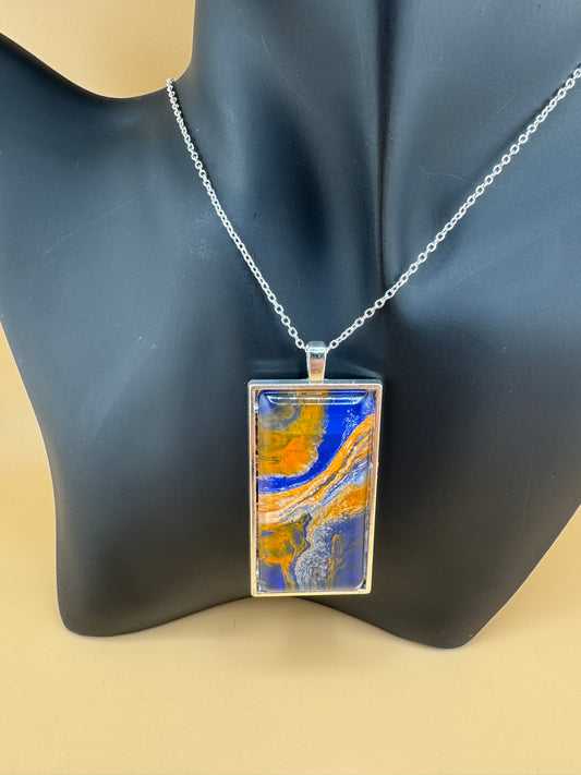 Bronco Sky Necklace and Earrings