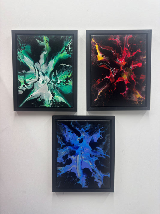 Earth-Fire-Ice Set of 3