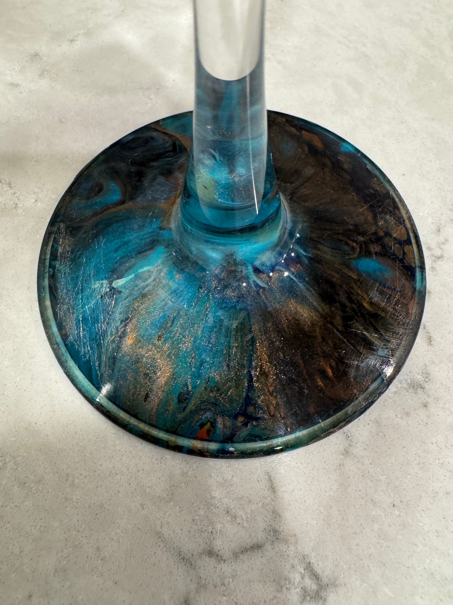 Mellow Earth Tone Wine Glasses