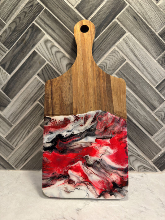 Red and White Cheese Board